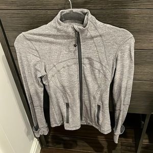 Gray Lululemon zip up jacket